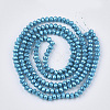 Spray Painted Glass Pearl Beads Strands HY-T001-002A-02-2