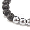 Mala Beads Bracelet BJEW-JB07890-02-5