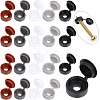 Gorgecraft 200Pcs 5 Colors Plastic Furniture Fence Screw Hole Plug FIND-GF0004-65-1