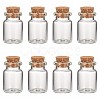 Glass Wishing Bottle Bead Containers CON-Q012-1