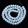 Electroplate Glass Beads Strands EGLA-A034-J4mm-A04-3