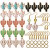 DIY Cactus Earrings Making Kit DIY-SZ0005-93-1