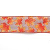10M Thanksgiving Day Theme Wired Linen Ribbon OCOR-G013-02F-2