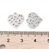 Non-Tarnish 316 Stainless Steel Charms STAS-C096-12C-P-3