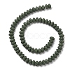 Synthetic Lava Rock Beads Strands G-B087-02A-04-2