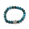 Natural Chalcedony Bracelets for Men Women BJEW-JB06691-4