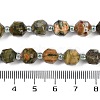 Natural Rhyolite Jasper Beads Strands G-O201B-122F-5