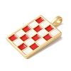 Brass Enamel Pendants KK-L216-009G-02-2