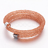 Unique Net Bracelet for Women X-BJEW-F223-02-1