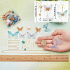 SUNNYCLUE DIY Butterfly Earring Making Kit DIY-SC0020-33-3