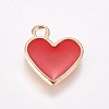 Alloy Enamel Charms PALLOY-F248-061LG-03-1