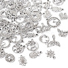 Pandahall 50Pcs 25 Styles Alloy Rhinestone Charms FIND-TA0002-94-11