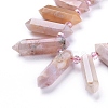 Natural Cherry Blossom Agate Beads Strands G-G805-G13-3