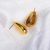 Brass Teardrop Stud Earrings for Women JE1090A-3