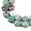 Natural Chrysocolla Beads Strands G-B094-A03-01-3