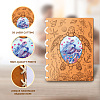 Wooden Commemorative Cards Book WOOD-WH0045-05-3
