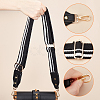 Stripe Pattern Cotton Fabric & PU Leather Bag Straps FIND-WH0001-57A-2