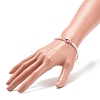 Resin Evil Eye & Acrylic Beaded Stretch Bracelet for Women BJEW-JB08609-01-3