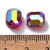AB Color Plated Glass Beads GLAA-F108-12B-10-3