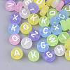 Transparent Frosted Acrylic Beads FACR-T002-001-1