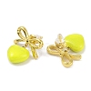 Bowknot 304 Stainless Steel Studs Earrings EJEW-Z047-04G-02-2