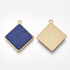 Smooth Surface Alloy Pendants PALLOY-T067-05A-2