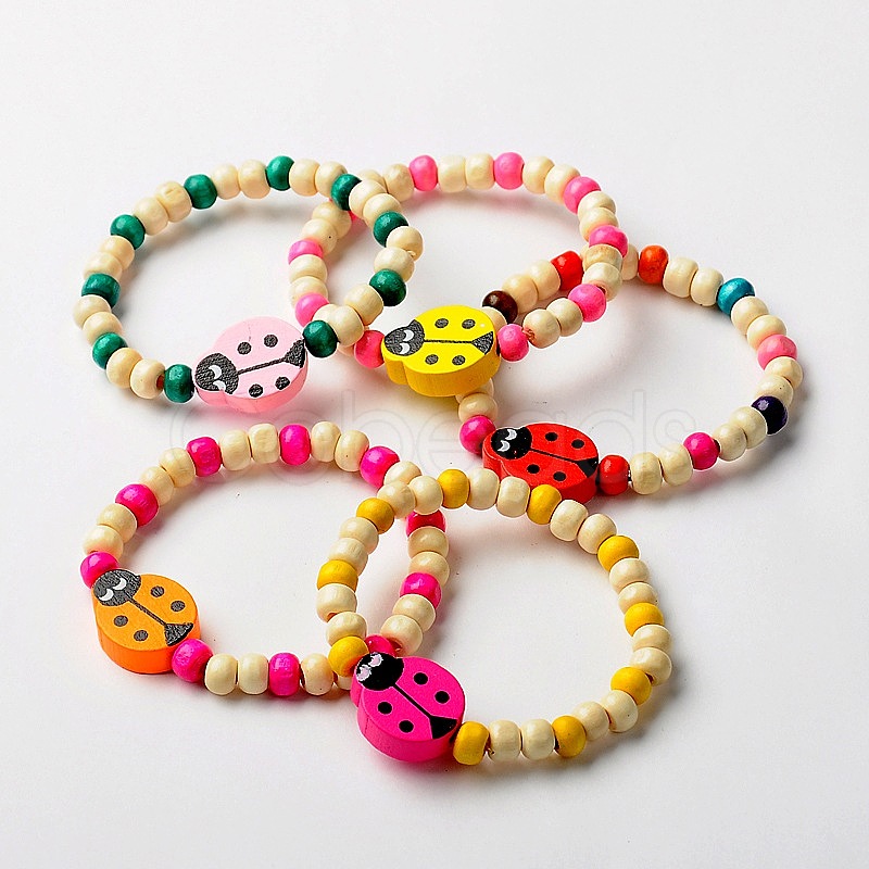 Cheap Stretchy Wood Bracelets for Kids Online Store - Cobeads.com