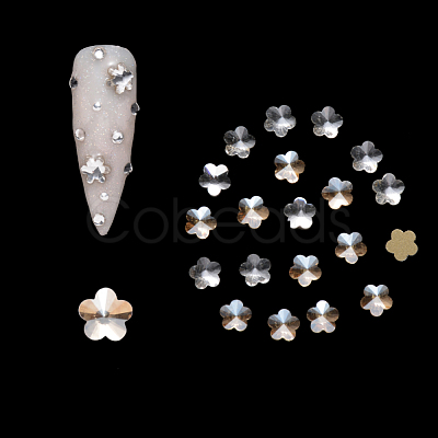 Flat Back Glass Rhinestone Cabochons MRMJ-Q072-39-1