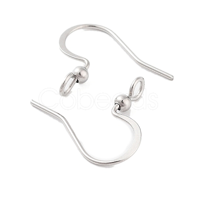 Tarnish Resistant 316 Surgical Stainless Steel Earring Hooks STAS-K274-10P-1