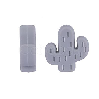 20Pcs Cactus Food Grade Eco-Friendly Silicone Focal Beads JX906K-1