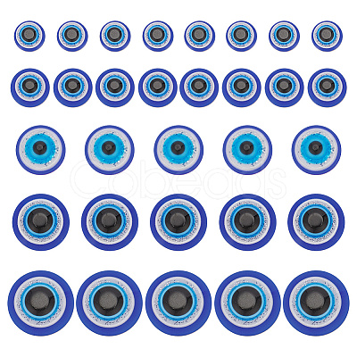 ARRICRAFT 350Pcs 5 Styles Craft Resin Doll Eyes DIY-AR0003-15-1