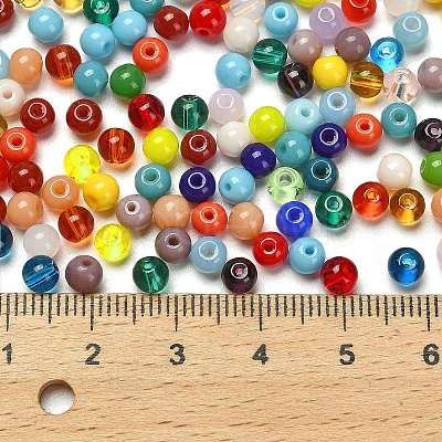 Opaque Colours Glass Seed Beads SEED-C001-02B-05-1