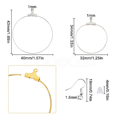 SUNNYCLUE DIY Dangle Earring DIY-SC0010-13-1