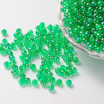 Eco-Friendly Transparent Acrylic Beads PL732-8-1