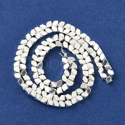 Electroplated Synthetic Non-Magnetic Hematite Beads Strands G-U003-08-1