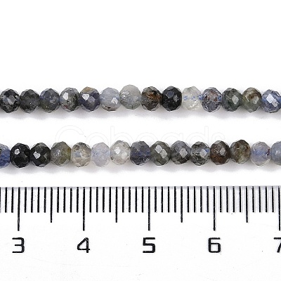 Natural Iolite Beads Strands G-G139-B11-01-1