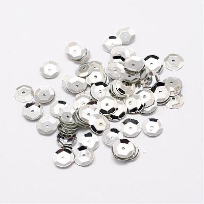 Plastic Paillette Beads PVC-A001-5mm-08-1