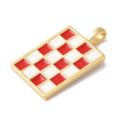 Brass Enamel Pendants KK-L216-009G-02-1