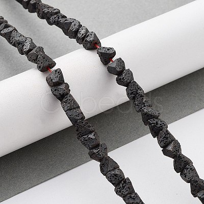 Natural Lava Rock Beads Strands G-H303-C25-1