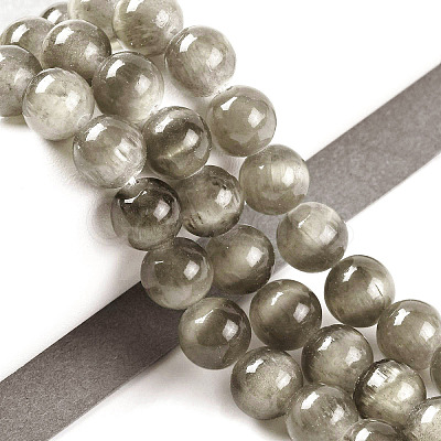 Natural Selenite Beads Strands G-C142-01A-01-1