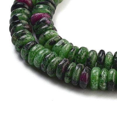 Natural Ruby in Zoisite Beads Strands G-Q159-B18-01-1