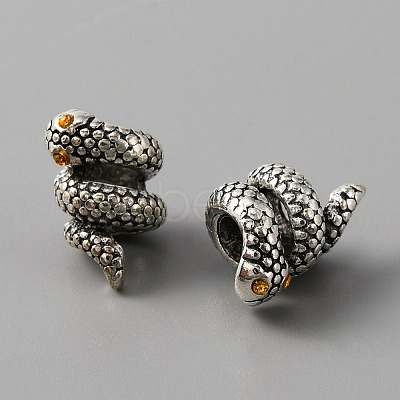 Alloy European Beads ALRI-WH0008-21A-1