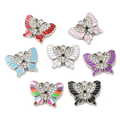 Alloy Enamel Pendants ENAM-L046-02P-1