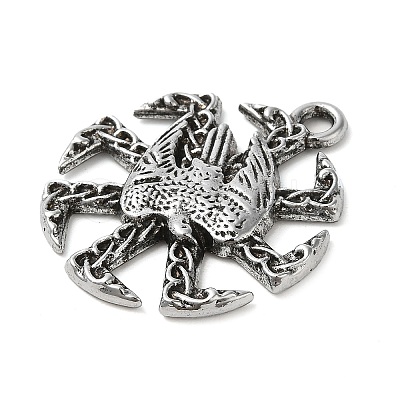 Tibetan Style Alloy Pendants FIND-G067-03AS-1