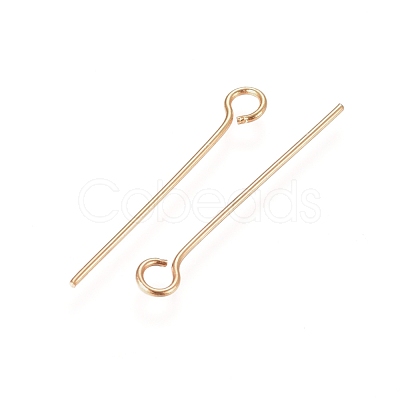 304 Stainless Steel Eye Pins A-STAS-L238-005H-G-1