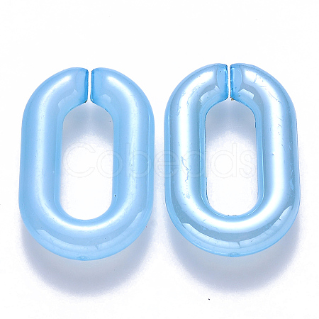 Imitation Jelly Acrylic Linking Rings X-OACR-S036-006A-F01-1