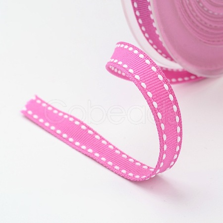 Grosgrain Polyester Ribbons for Gift Packings SRIB-I001-009-183W-1