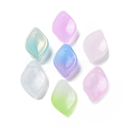 Imitation Jelly Glass Pendants GLAA-P048-C-1