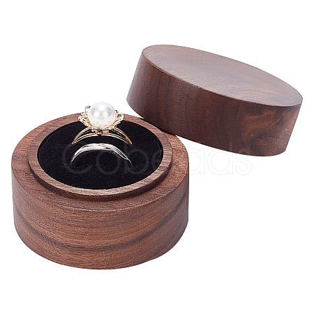 Column Wooden Couple Ring Boxes OBOX-WH0001-05-1