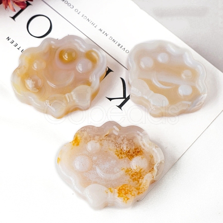 Cloud Natural Cherry Blossom Agate Rose Figurines PW-WG46173-01-1